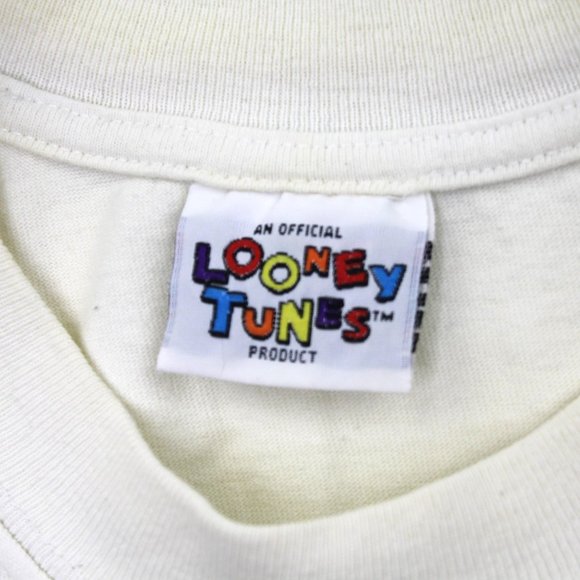 Tweety Vintage 1996 90s All Over Print Single Stitch Looney Tunes Shirt sz L - Picture 5 of 6